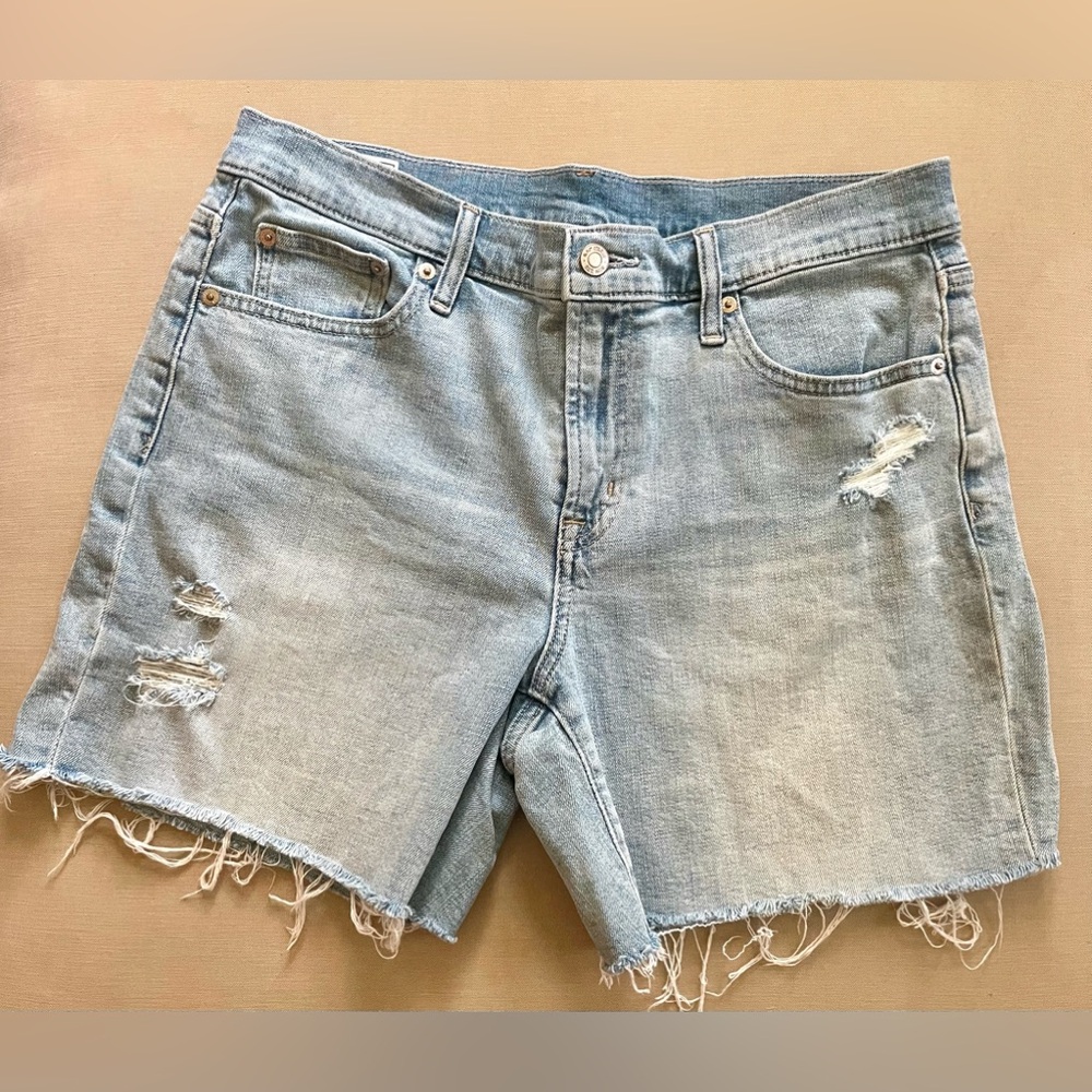 GAP Girlfriend Light Blue Jean Shorts